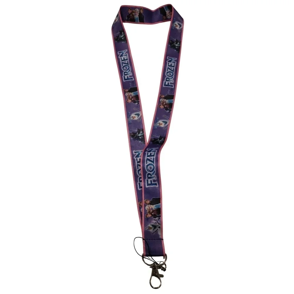 Disney FROZEN‎ PRINCESSES Pin Trading Neck lanyard ID keys NEW 040